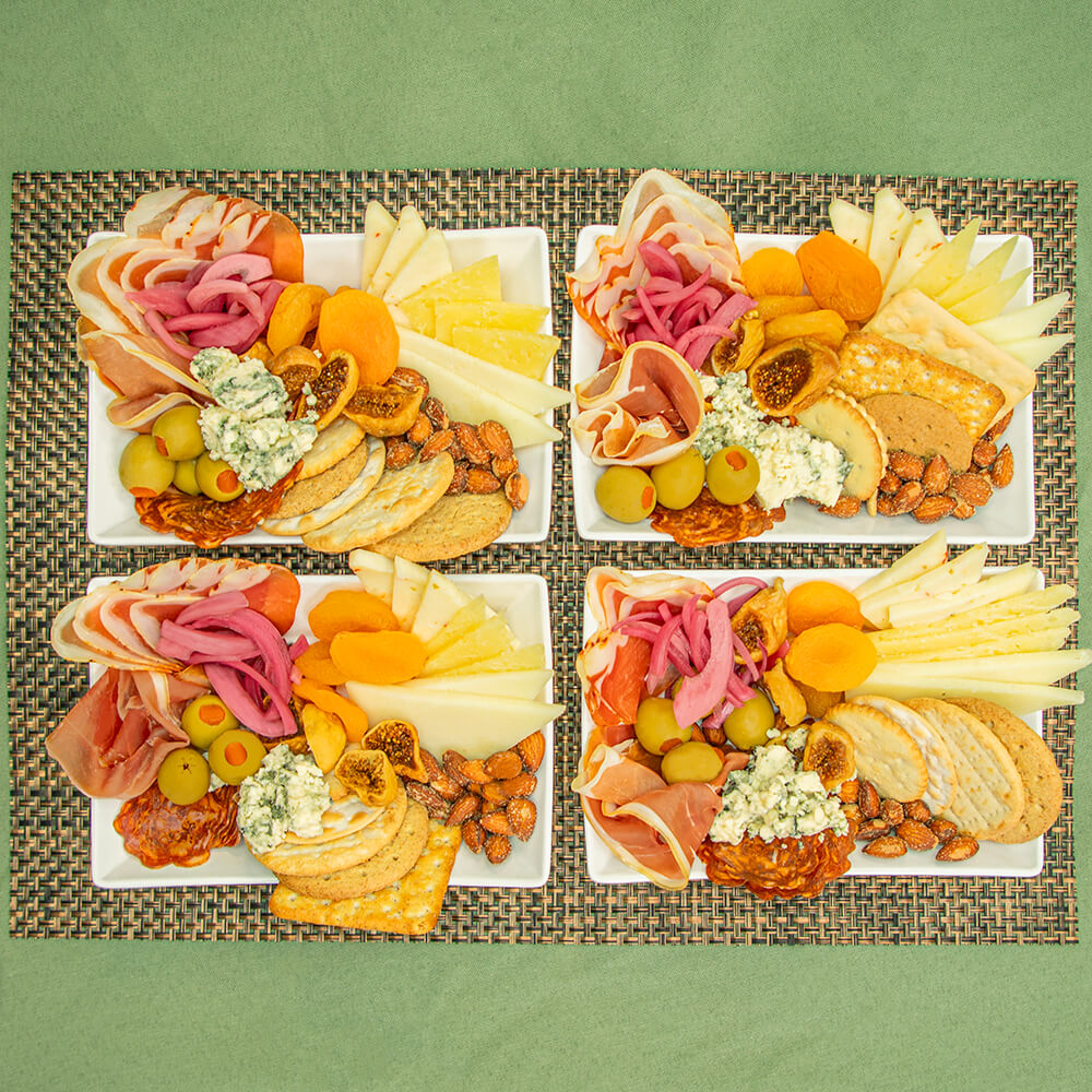 Snack food dish Cheese and Charcuterie
