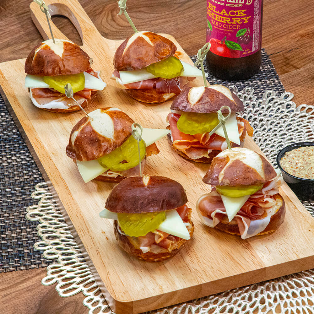 Snack food dish Ham and Cheese Sliders